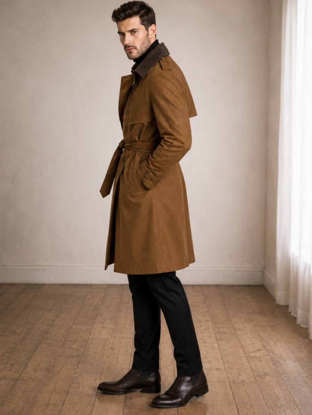 Harry Rosen | Harry II Vintage Inspired Lined Trench Coat - Picture 12 of 16